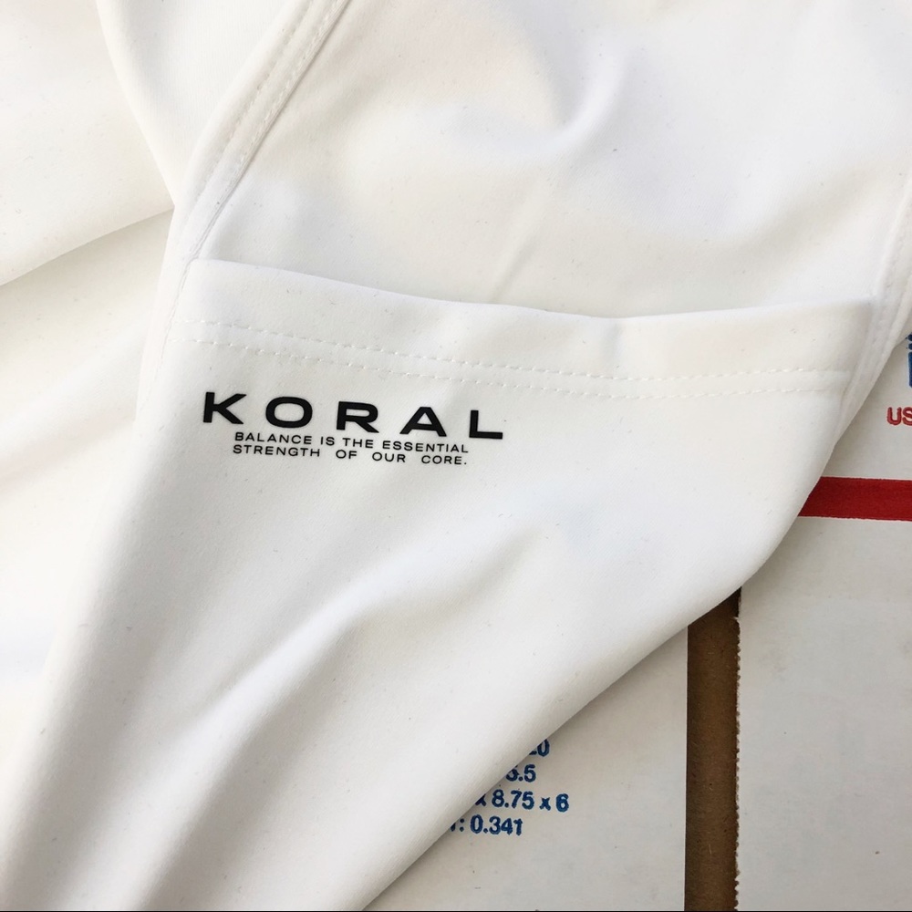 Koral Pista Blackout High Rise Legging - White - Picture 10 of 11